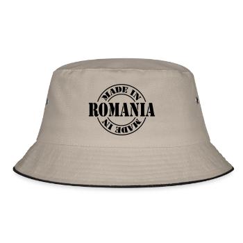 made in romania m1k2 - Bucket Hat - Khaki/Schwarz - Vorne