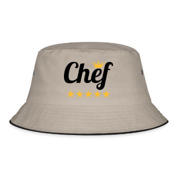 Chef - Bucket Hat - khaki/black - Front