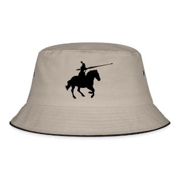 knight - Bucket Hat - khaki/black - Front