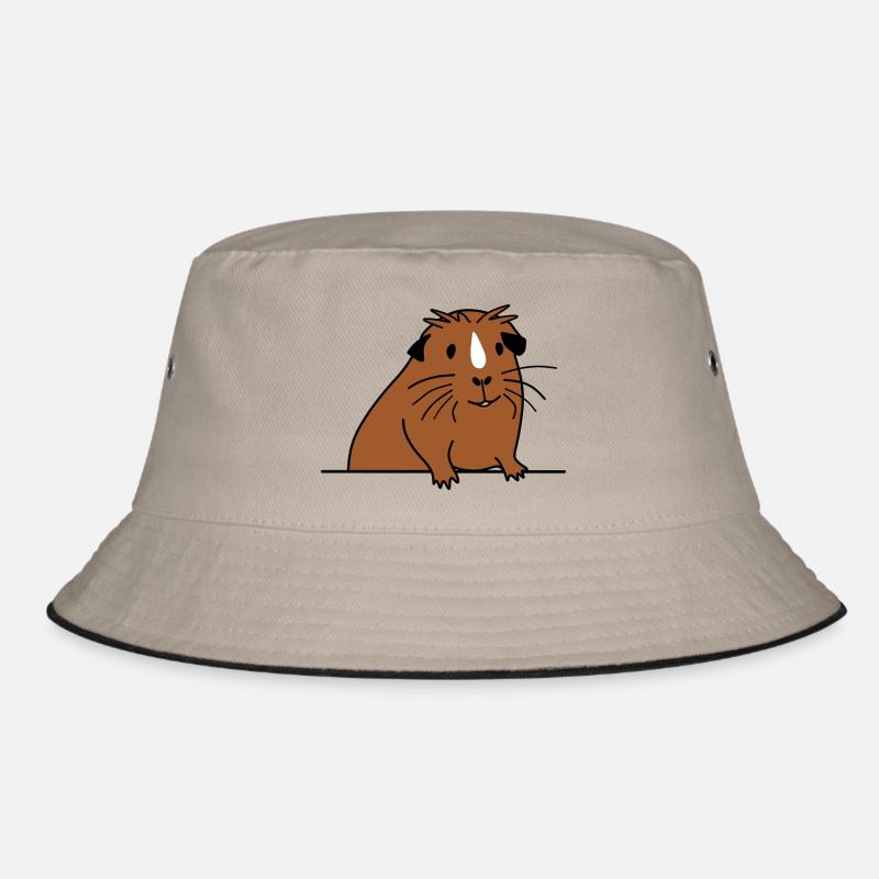 Cadeau cochon d'Inde pour fan de cochon d'Inde - Bob - kaki/noir