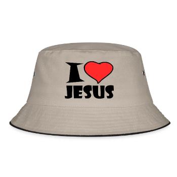 I Love Jesus - Bob - kaki/noir - Devant