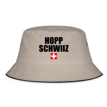 Hopp schwiiz - Bob - kaki/noir - Devant
