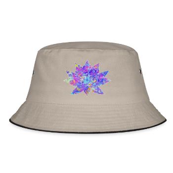 Galaxy Lotus Flower Yoga Art - Bob - kaki/noir - Devant