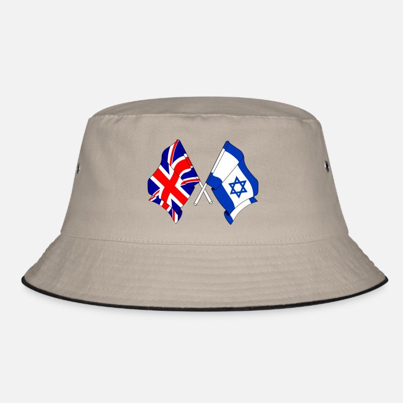 Drapeau de l’Angleterre et drapeau d’Israël Bob