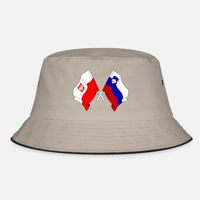 Drapeau de la Pologne et drapeau de la Slovénie Bob