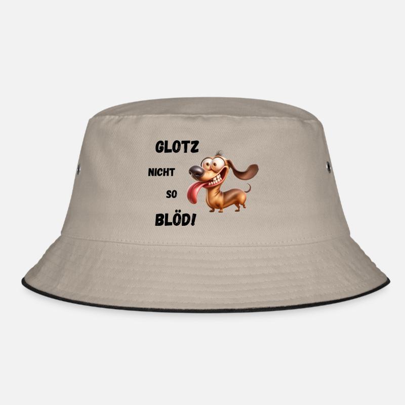 Glotz nicht so blöd! Dackel Bucket Hat
