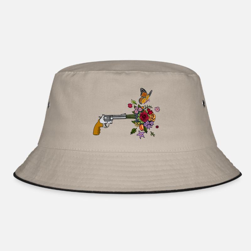 A gun for peace Bucket Hat