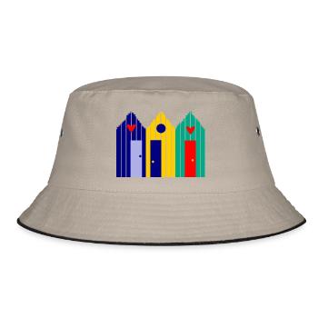 anniversary. Anniversary Decade. humor. funny - Bucket Hat - khaki/black - Front
