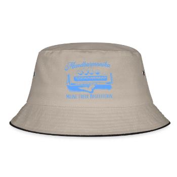 Mundharmonika - Meine treue Begleiterin - Bucket Hat - Khaki/Schwarz - Vorne
