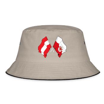 Drapeau de l’Autriche-Tyrol franchi - Bob - kaki/noir - Devant