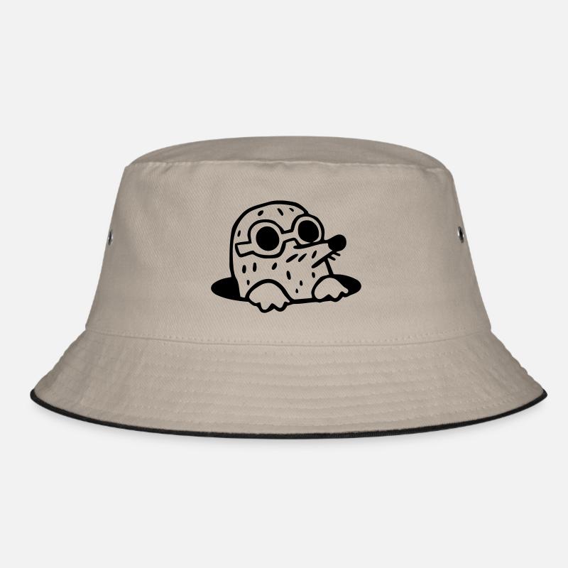 cool la Mole - Bob - kaki/noir