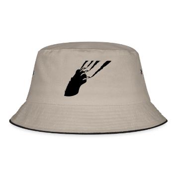 claw - Bucket Hat - khaki/black - Front