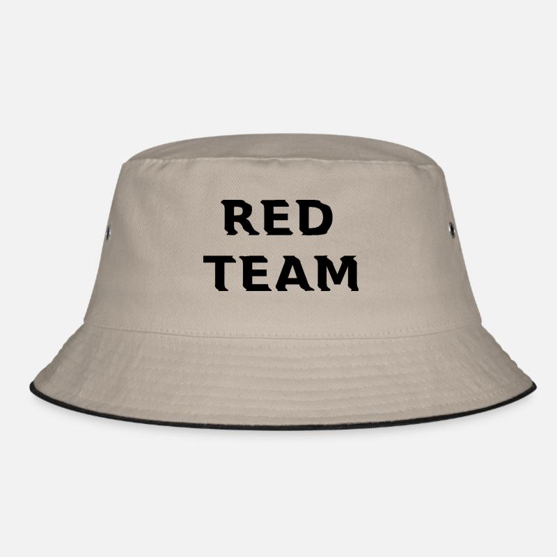 Red Team - Schwarz - Bucket Hat - Khaki/Schwarz