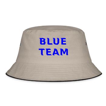 Blue Team - Bucket Hat - Khaki/Schwarz - Vorne
