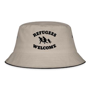 Refugees Welcome - Bob - kaki/noir - Devant