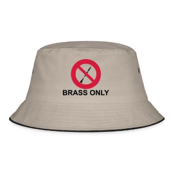 Brass Only - Bucket Hat - khaki/black - Front