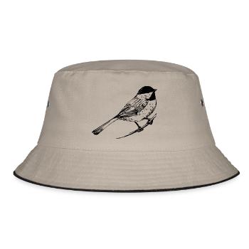 Bir d560 - Bucket Hat - khaki/black - Front
