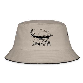 airship - Bucket Hat - khaki/black - Front
