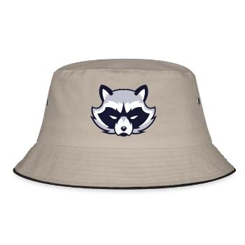GESICHT - Bucket Hat - Khaki/Schwarz - Vorne