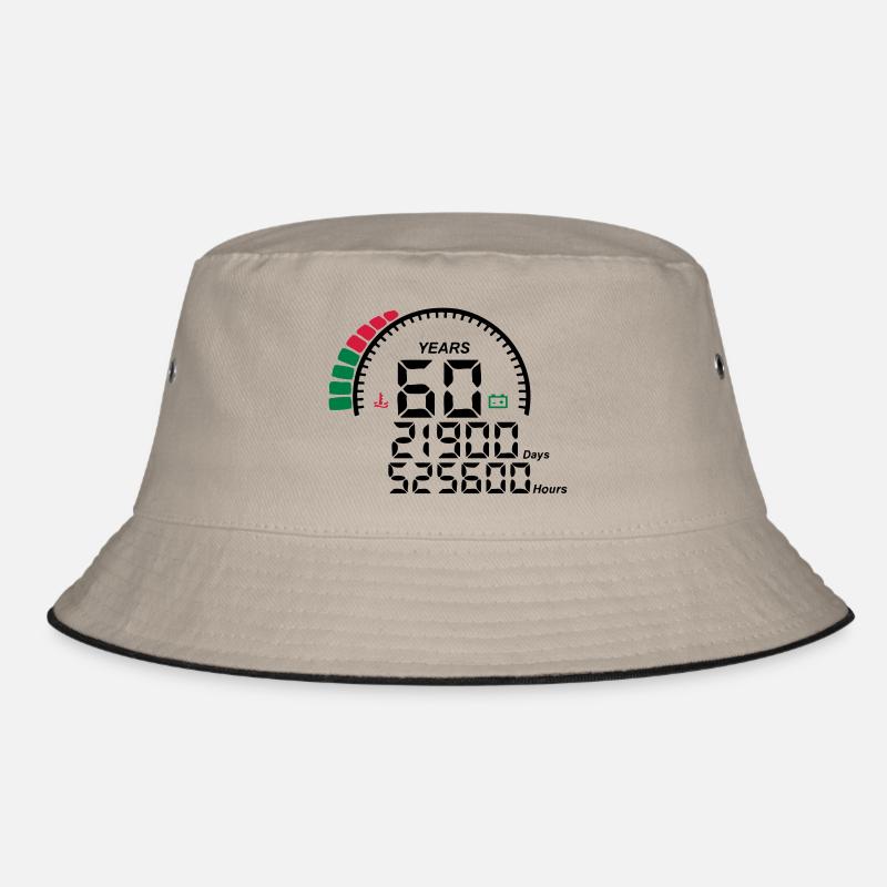 counter anniversary years 60 years Bucket Hat