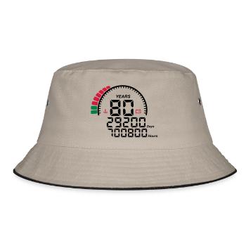 compteur anniversaire years ans 80 - Bob - kaki/noir - Devant