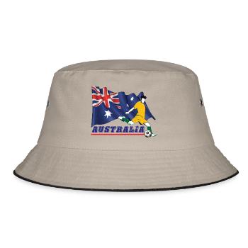 Championnat du monde de football amateur en Australie - Bob - kaki/noir - Devant