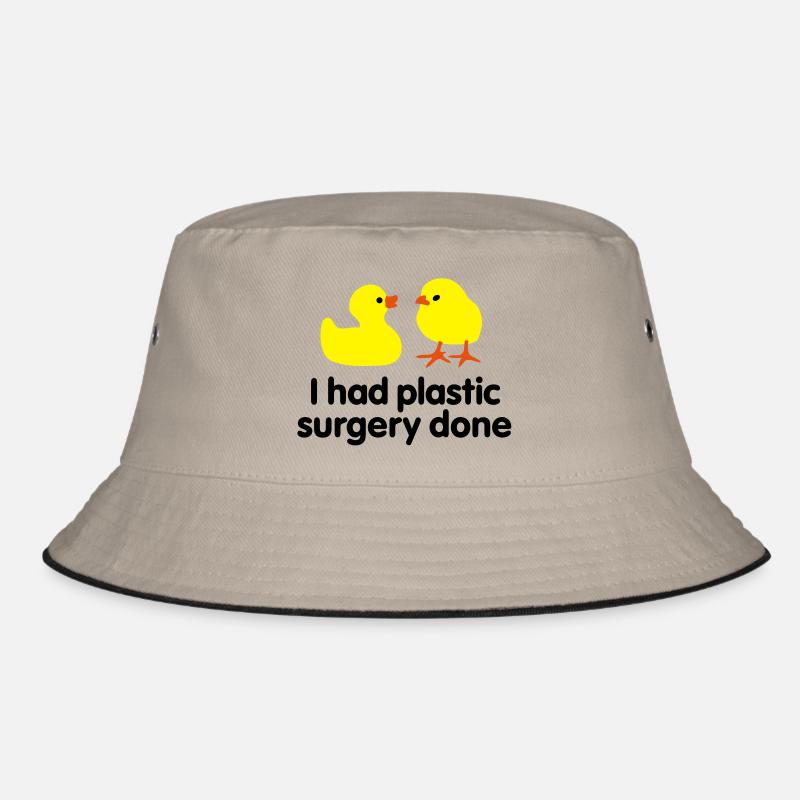 I had plastic surgery done (rubber duck) Bucket Hat