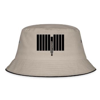 Be Different - Bucket Hat - khaki/black - Front