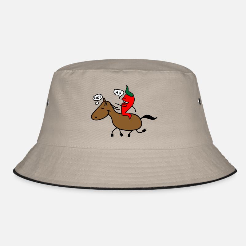 Pferd und Chilli Bucket Hat