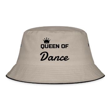 Tanz Musik Tänzer Ballett Oper - Bucket Hat - Khaki/Schwarz - Vorne