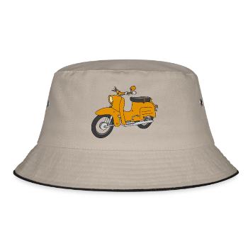 Swallow (saharabraun) - Bucket Hat - khaki/black - Front