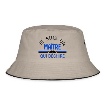 je suis un maitre qui déchire - Bob - kaki/noir - Devant