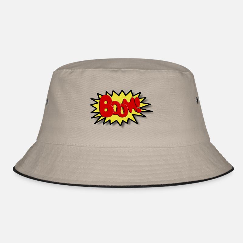 Boom Comicstyle Comicfigur Lichtenstein Pop Art Bucket Hat