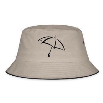 Parapluie - Bob - kaki/noir - Devant