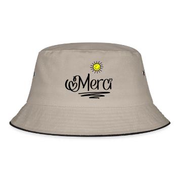 Merci - Bucket Hat - khaki/black - Front