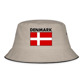 denmark - Bucket Hat - khaki/black - Front
