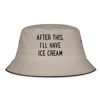 Ice - Bucket Hat - khaki/black - Front
