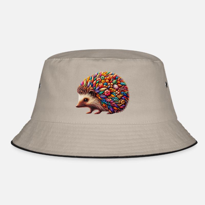 Igel - Bucket Hat - Khaki/Schwarz