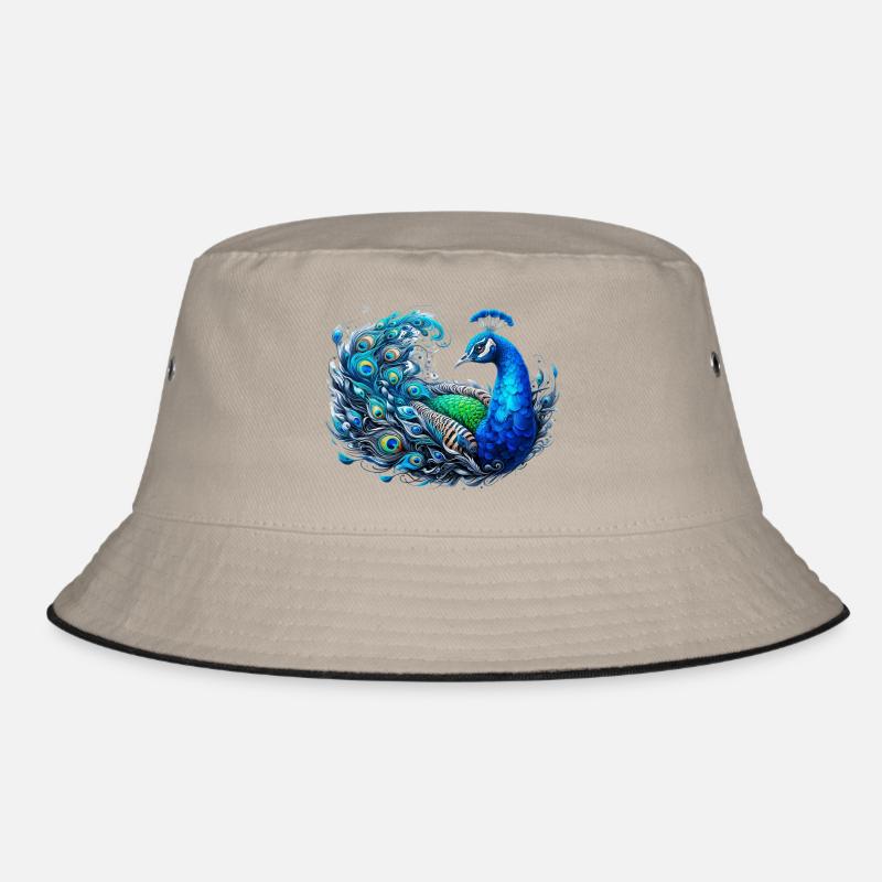 Pfau - Bucket Hat - Khaki/Schwarz