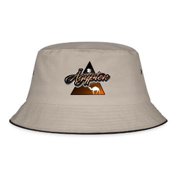 Ägypten - Bucket Hat - Khaki/Schwarz - Vorne