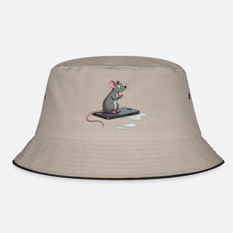 Rat on iPhone Bucket Hat