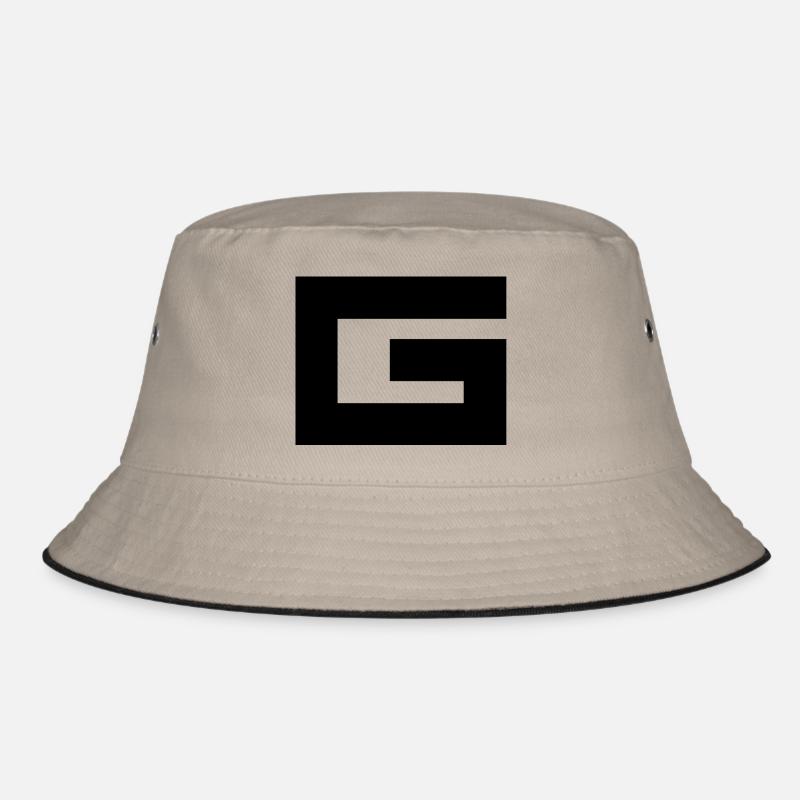 G - Bucket Hat - Khaki/Schwarz