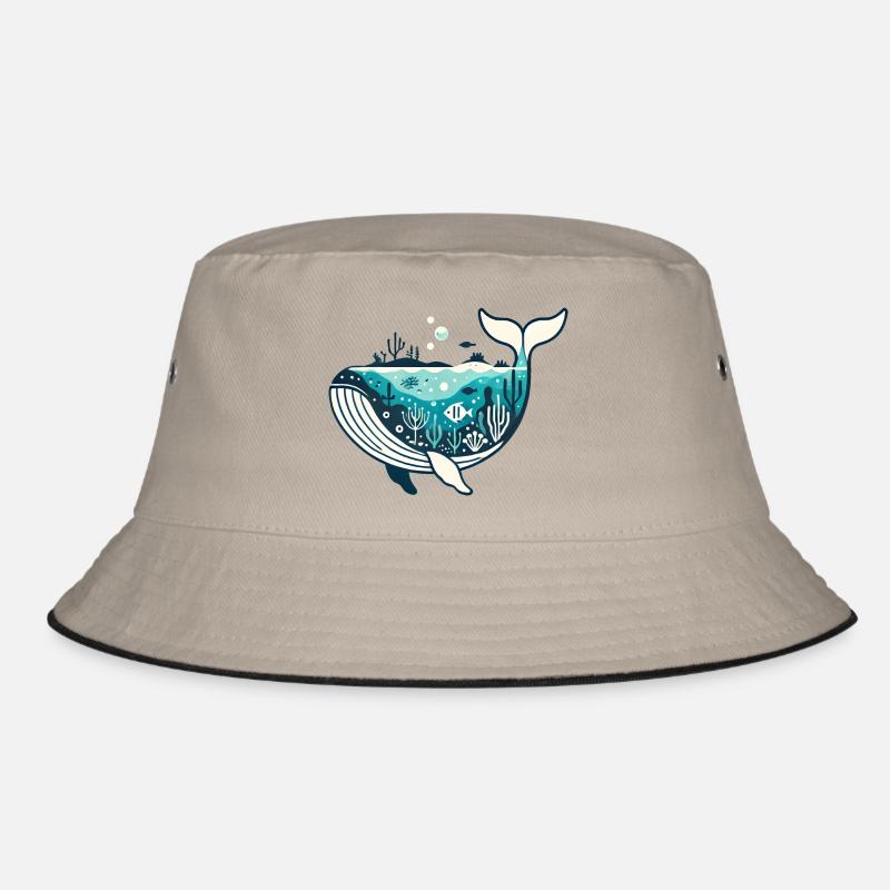 Wal - Bucket Hat - Khaki/Schwarz