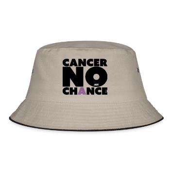 Le cancer n’a aucune chance - Bob - kaki/noir - Devant