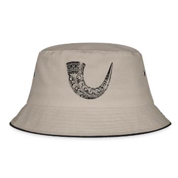 Bugle - Bucket Hat - khaki/black - Front