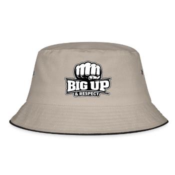 Nuit & jour : Big up & respect - Bob - kaki/noir - Devant