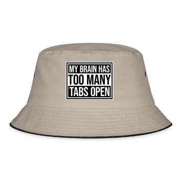 Mon cerveau a trop d’onglets ouverts Lustig Grübeln - Bob - kaki/noir - Devant