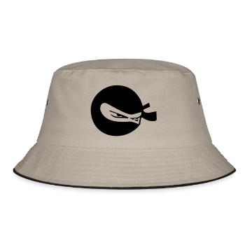 Ninja - Bucket Hat - khaki/black - Front