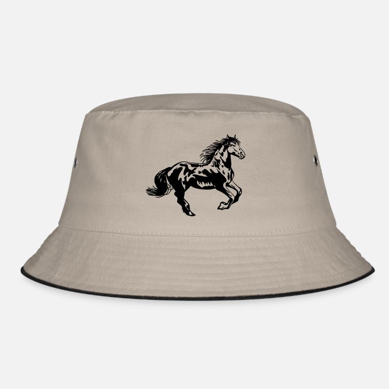 Friese - Bucket Hat - Khaki/Schwarz