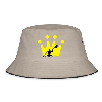 Kanu Krone - Bucket Hat - Khaki/Schwarz - Vorne